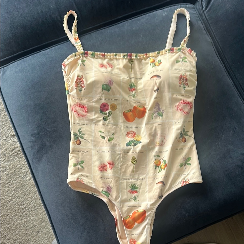 Floral Print kingdom and staff One Piece